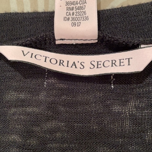 Victoria’s Secret top, black, viscose blend, XS - Picture 4 of 8